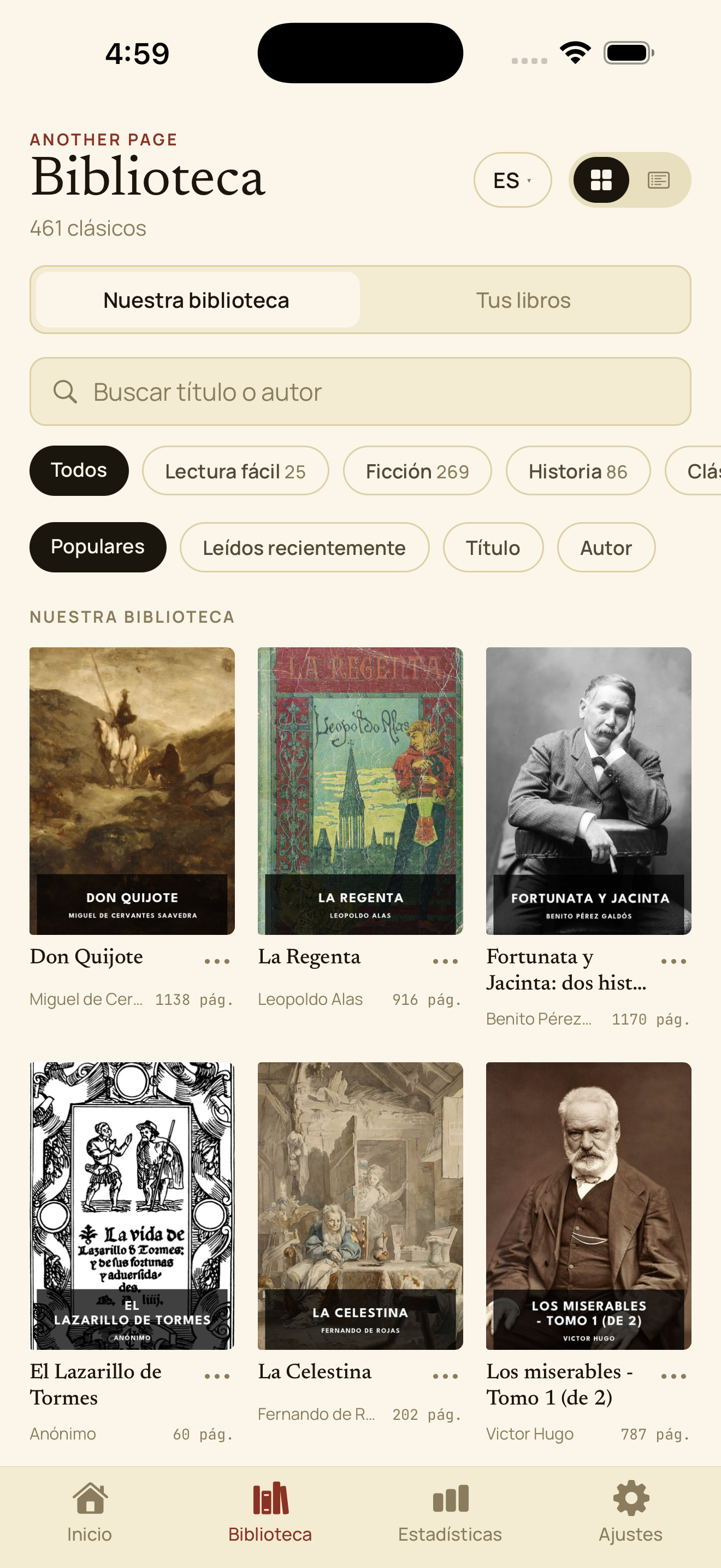 Más de 4.500 clásicos de dominio público en 12 idiomas, gratis