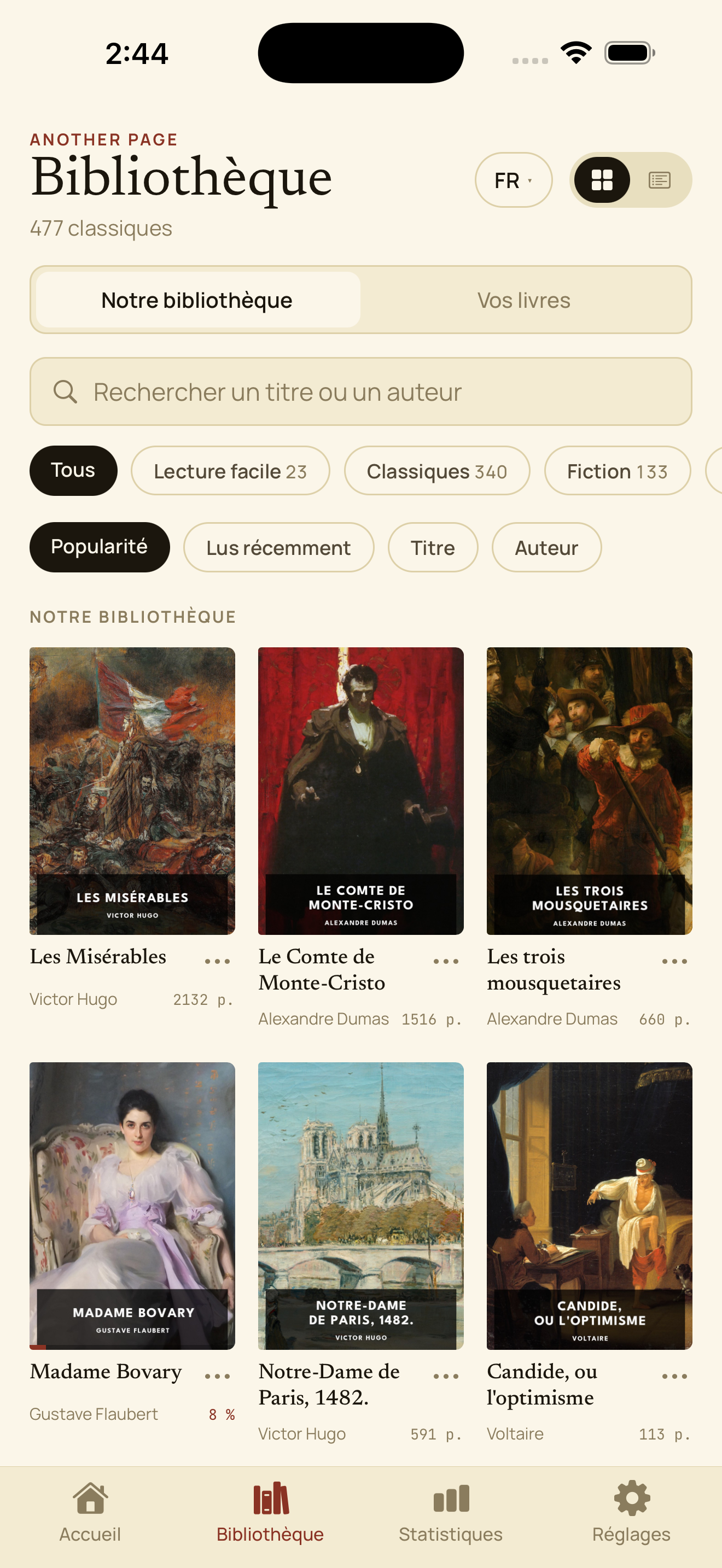 Plus de 4 500 classiques du domaine public en 12 langues, gratuitement