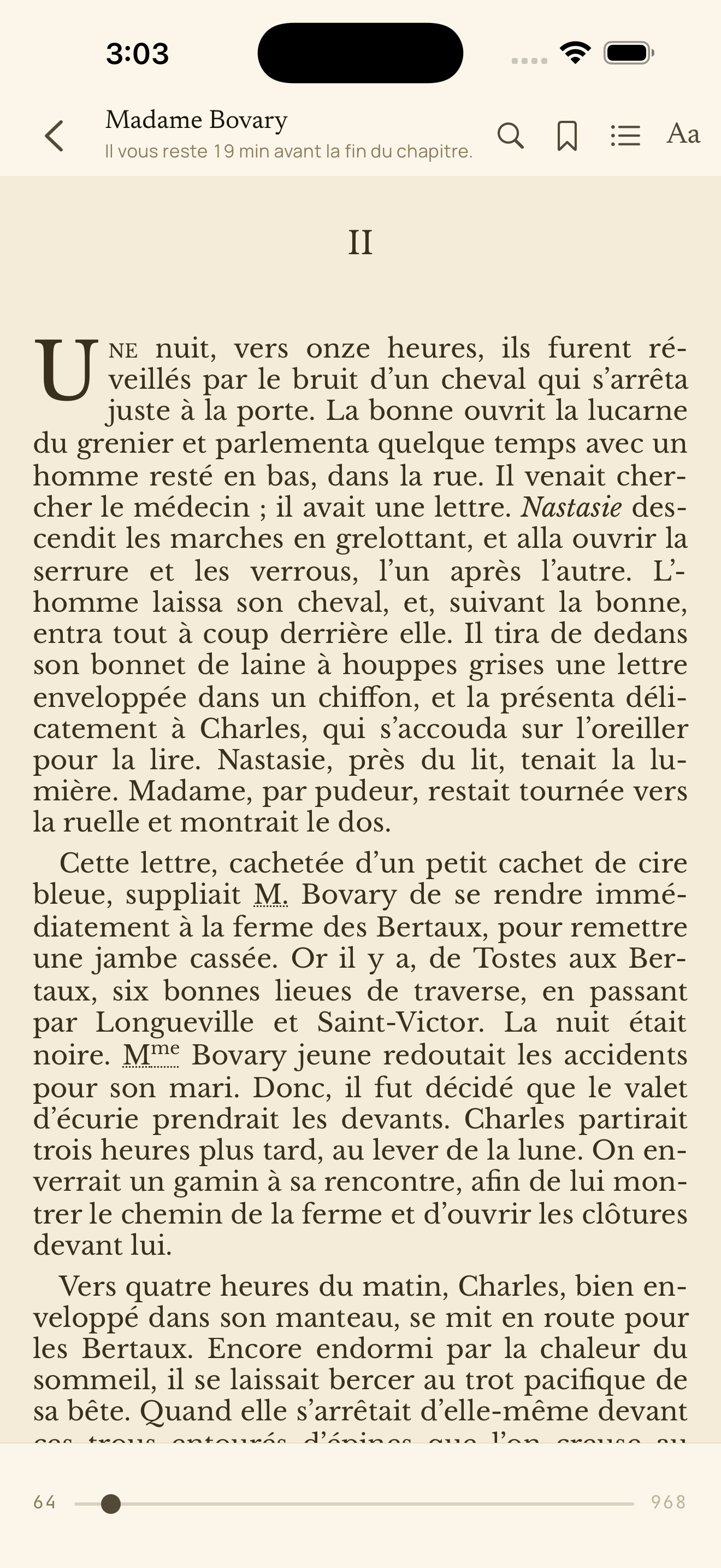 Lisez dans une interface calme et sans distraction