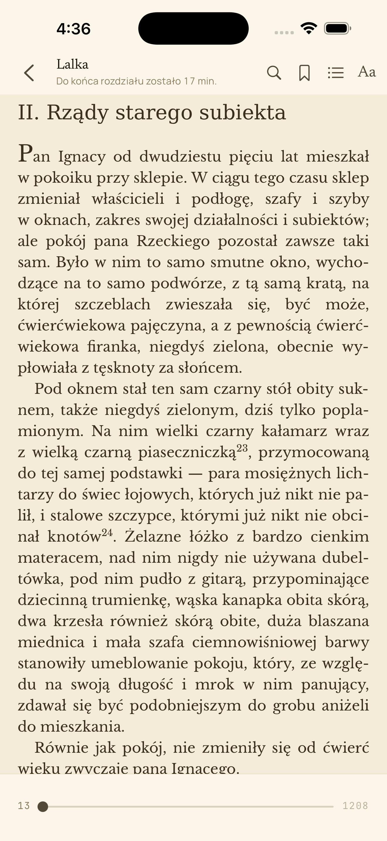 Czytaj w spokojnym, skupionym widoku